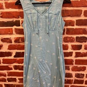 dELiA*s Blue Dress with White Embroidery